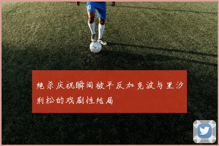 绝杀庆祝瞬间被平反加克波与里沙利松的戏剧性结局